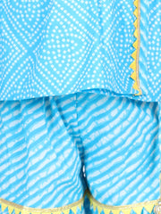 Pure Cotton Ethnic Suit Set for Kids - Blue | BR22IW31BLB