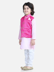 Kurta Pajama Set for Boys - Pink | BR22KP28BPC