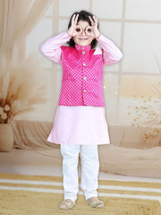 Kurta Pajama Set for Boys - Pink | BR22KP28BPC