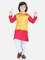 Kurta Pajama Set for Boys - Pink | BR22KP28PIC