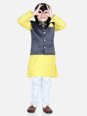 Cotton Kurta Pajama Set for Boys - 5-6 Y | BR22KP28YWB