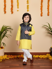 Cotton Kurta Pajama Set for Boys - 2-3 Y | BR22KP28YWB