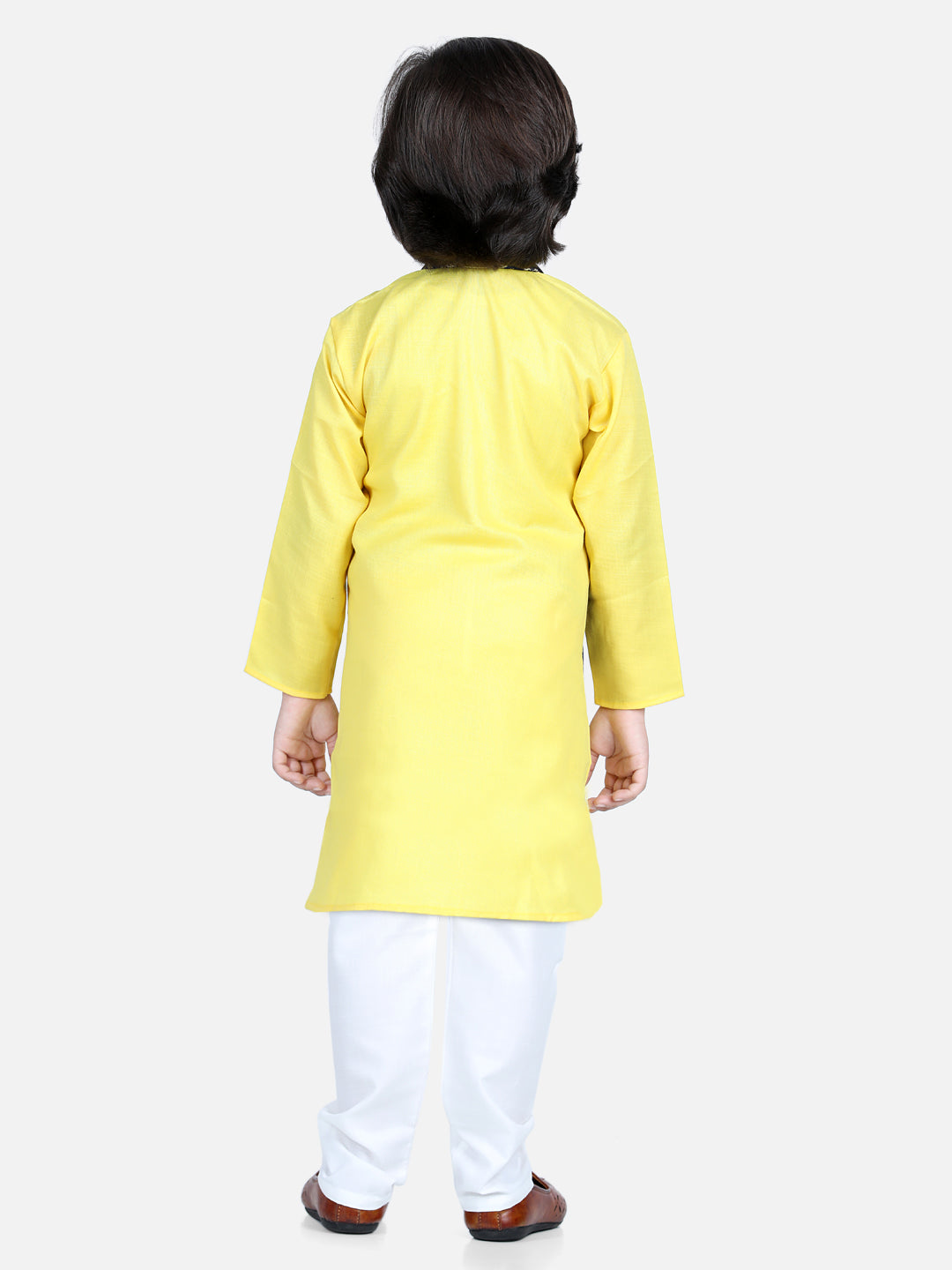 Kurta Pajama Set for Boys - Yellow | BR22KP28YWC | DesiQlo