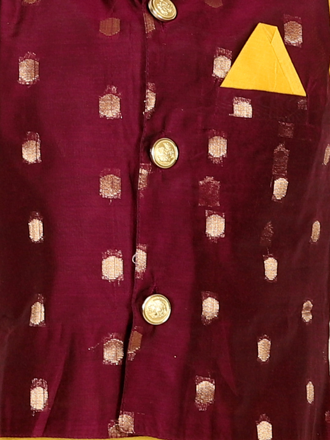 Chanderi Dhoti Kurta Set for Boys - Purple | BR23DK46PRB | DesiQlo