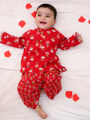 Dhoti Kurta Set for Boys - Red | BR23DK50RDA
