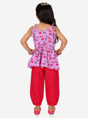Pure Cotton Ethnic Clothing Set for Girls - 5-6 Y | BR23IW39PRA