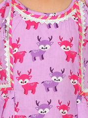 Pure Cotton Ethnic Clothing Set for Girls - 7-8 Y | BR23IW39PRA