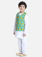 Kurta Pajama Set for Boys - White | BR23KP49WHB