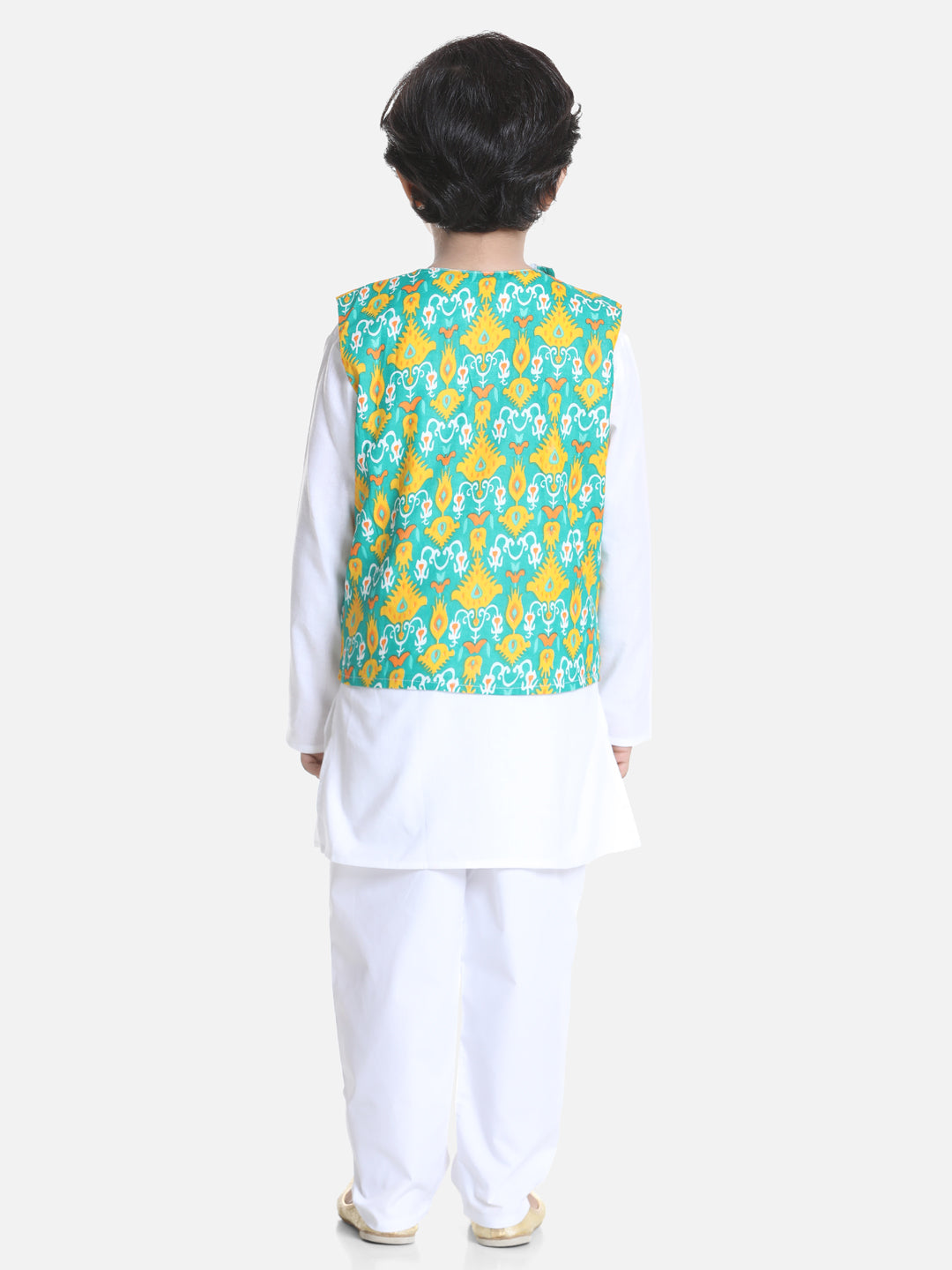 Kurta Pajama Set for Boys - White | BR23KP49WHB | DesiQlo