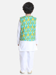 Kurta Pajama Set for Boys - White | BR23KP49WHB