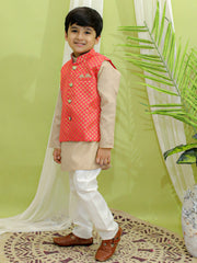Kurta Pajama Set for Boys - Coral | BR23KP51CLB