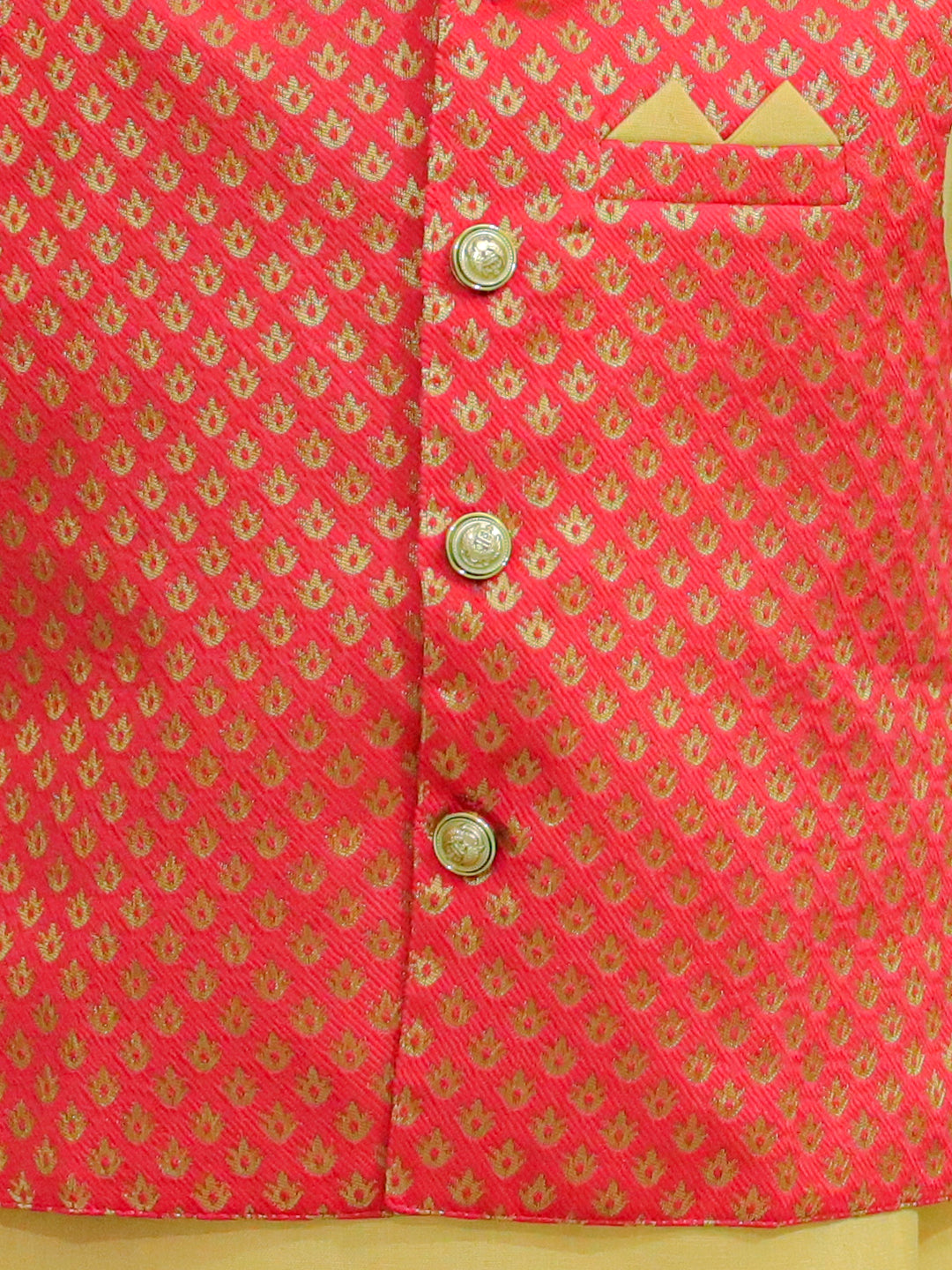 Kurta Pajama Set for Boys - Coral | BR23KP51CLB | DesiQlo