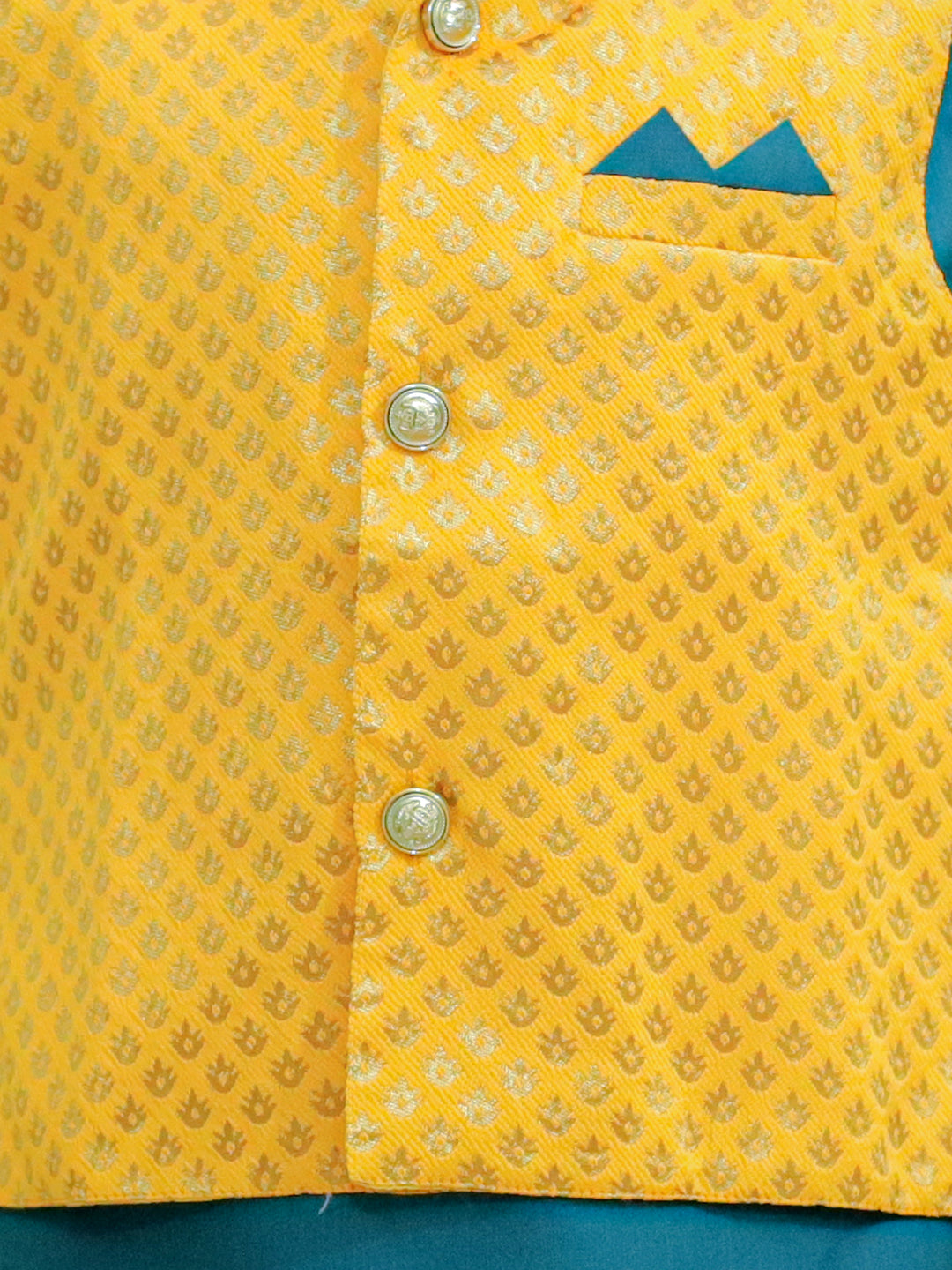 Kurta Pajama Set for Boys - Yellow | BR23KP51YWB | DesiQlo