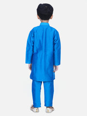 Kurta Pajama Set for Kids - Blue | BR23KP54BLB