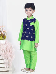 Kurta Pajama Set for Boys - Green | BR23KP54GRB