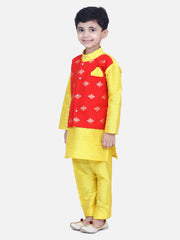 Kurta Pajama Set for Boys - Yellow | BR23KP54YWB
