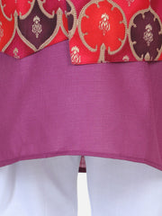 Kurta Pajama Set for Boys - Purple | BR23KP56PRB