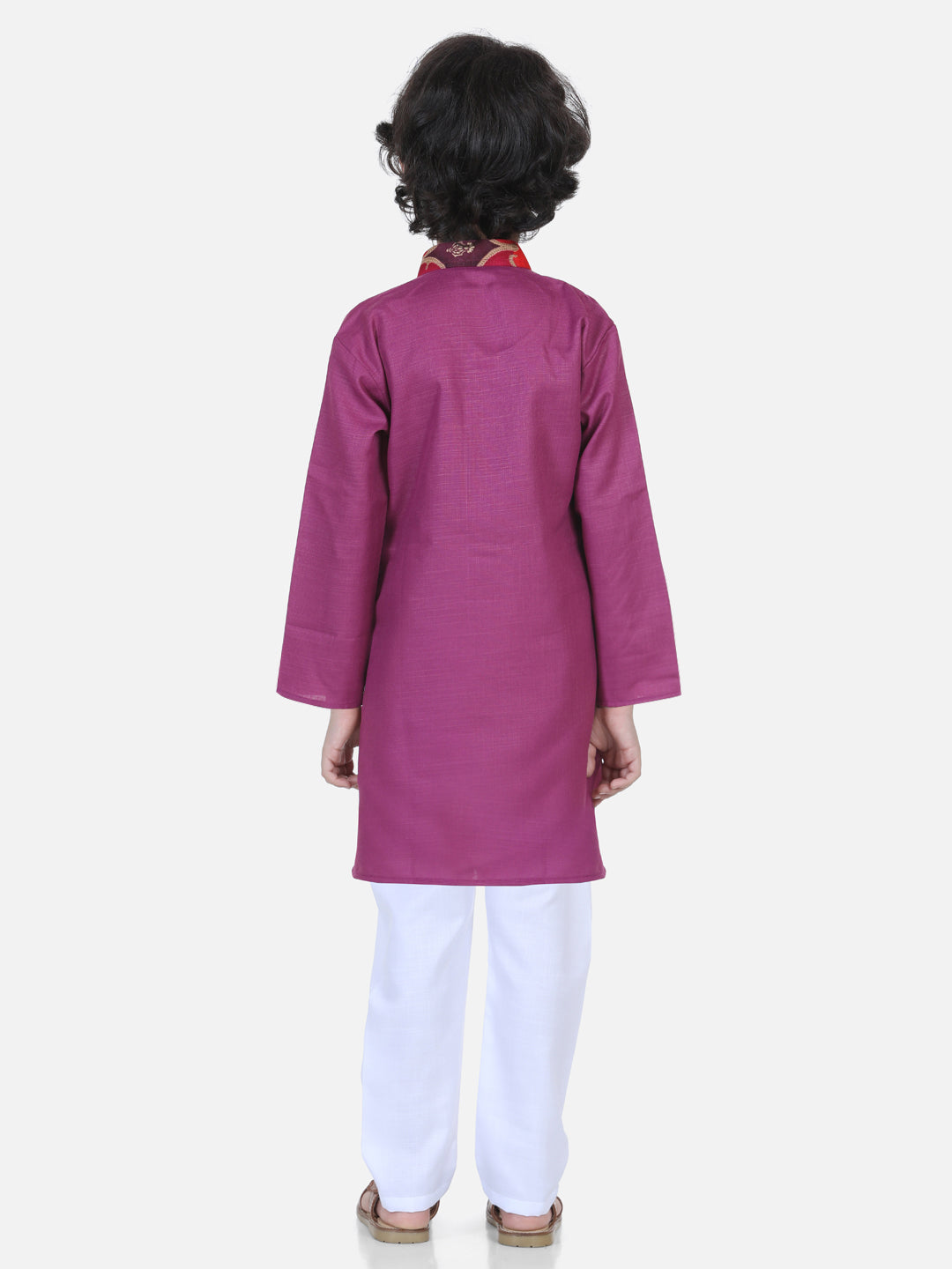 Kurta Pajama Set for Boys - Purple | BR23KP56PRB | DesiQlo