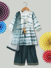 Ethnic Suit Set for Girls - Blue | BR23SU34BLB