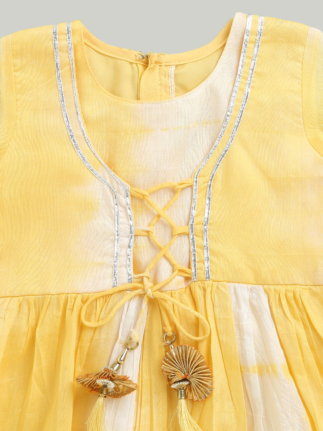 Ethnic Suit Set for Girls - Yellow | BR23SU34YWB | DesiQlo