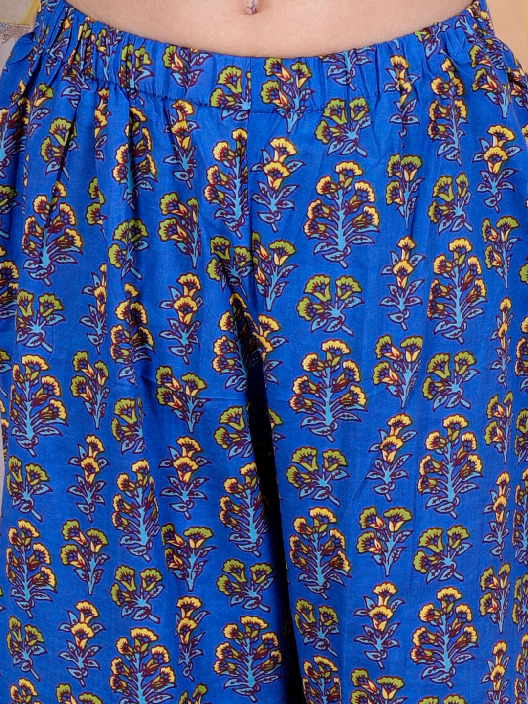 Ethnic Suit Set for Girls - Blue | BR23SU35BLC | DesiQlo