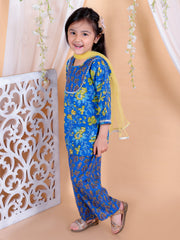Ethnic Suit Set for Girls - Blue | BR23SU35BLC
