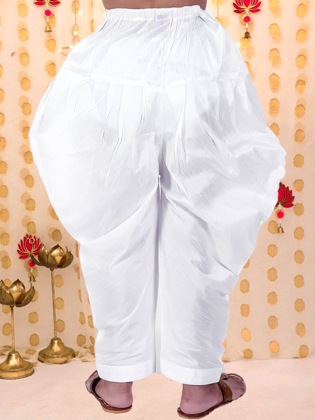 Ethnic Bottom for Boys - White | BR24BW05WHB | DesiQlo