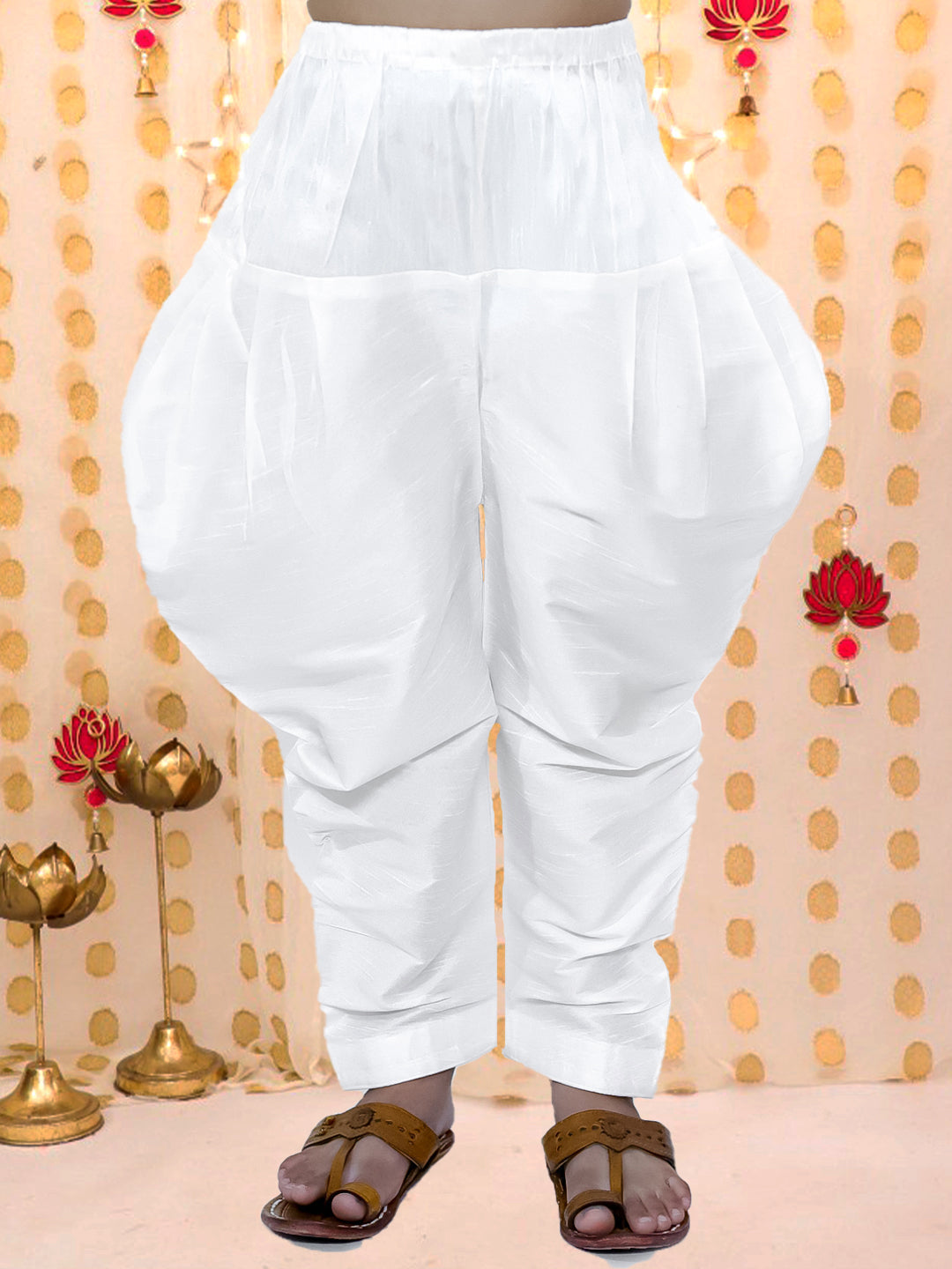Ethnic Bottom for Boys - White | BR24BW05WHB | DesiQlo