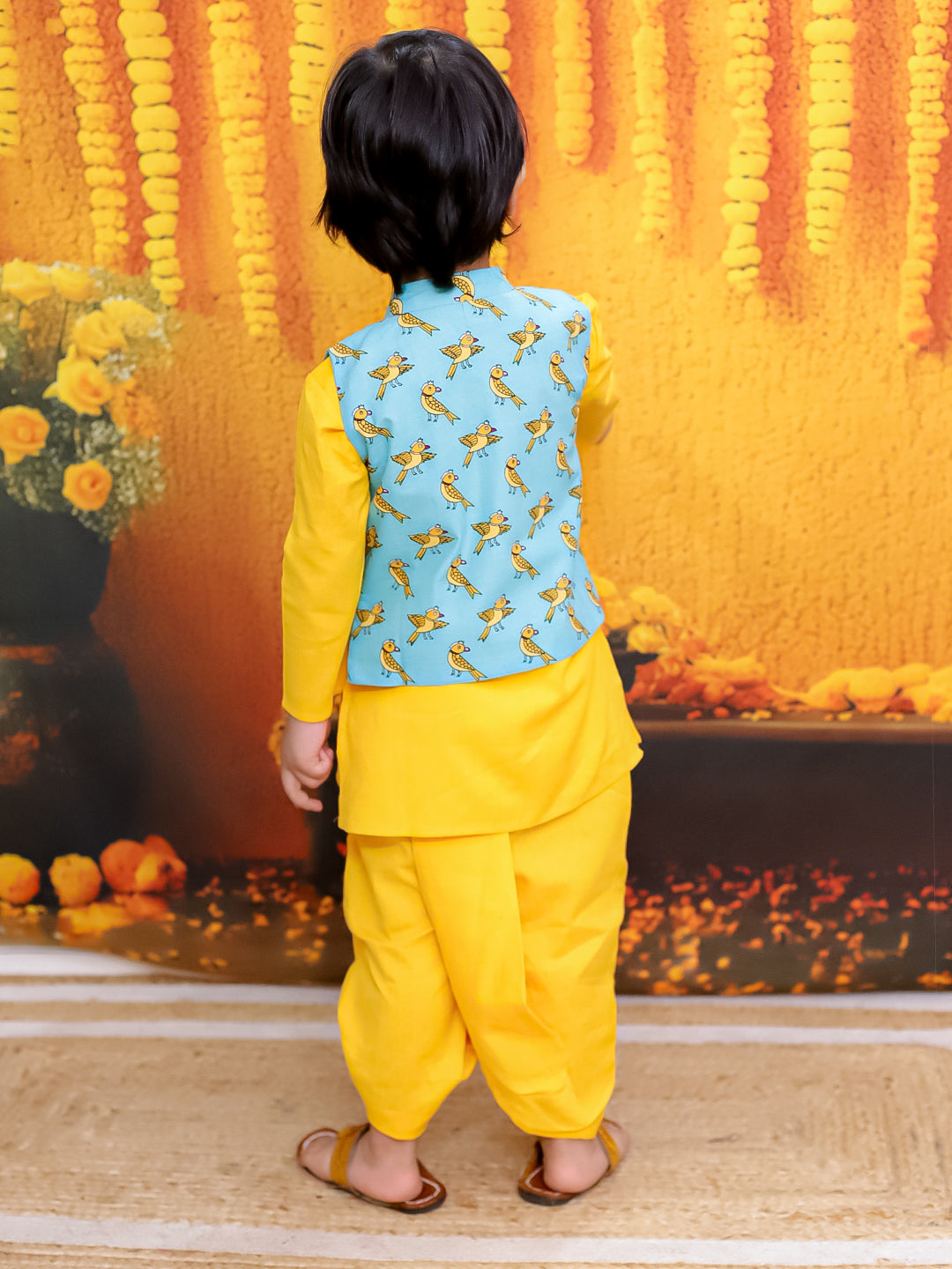 Dhoti Kurta Set for Boys - Blue | BR24DK68BLA | DesiQlo