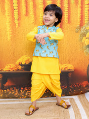 Dhoti Kurta Set for Boys - Blue | BR24DK68BLA