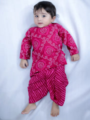 Dhoti Kurta Set for Boys - Pink | BR24IN85PIA