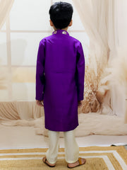 Kurta Pajama Set for Boys - Purple | BR24KP71PRA