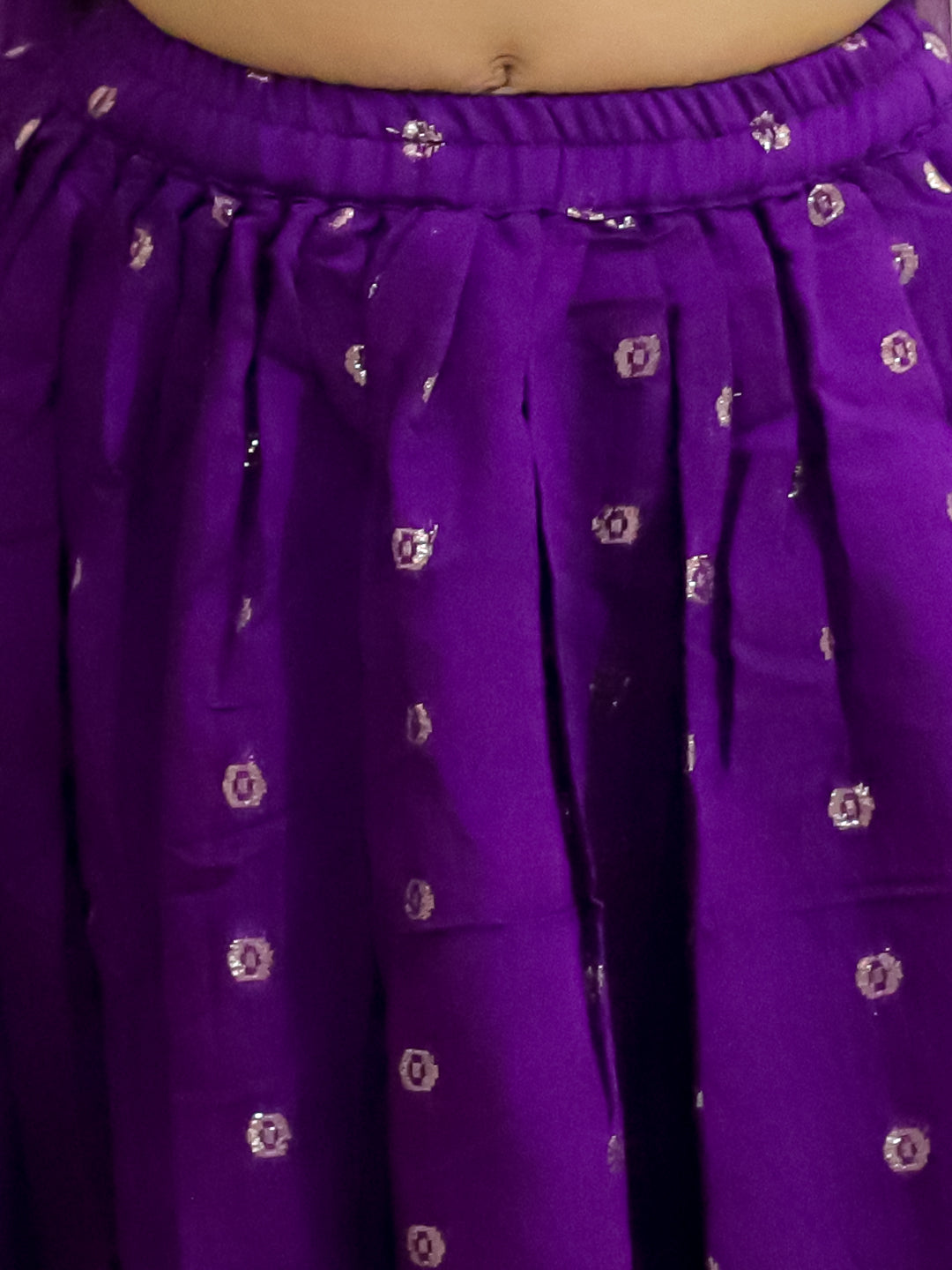 Lehenga Choli Set for Girls - Purple | BR24LC77PRA | DesiQlo