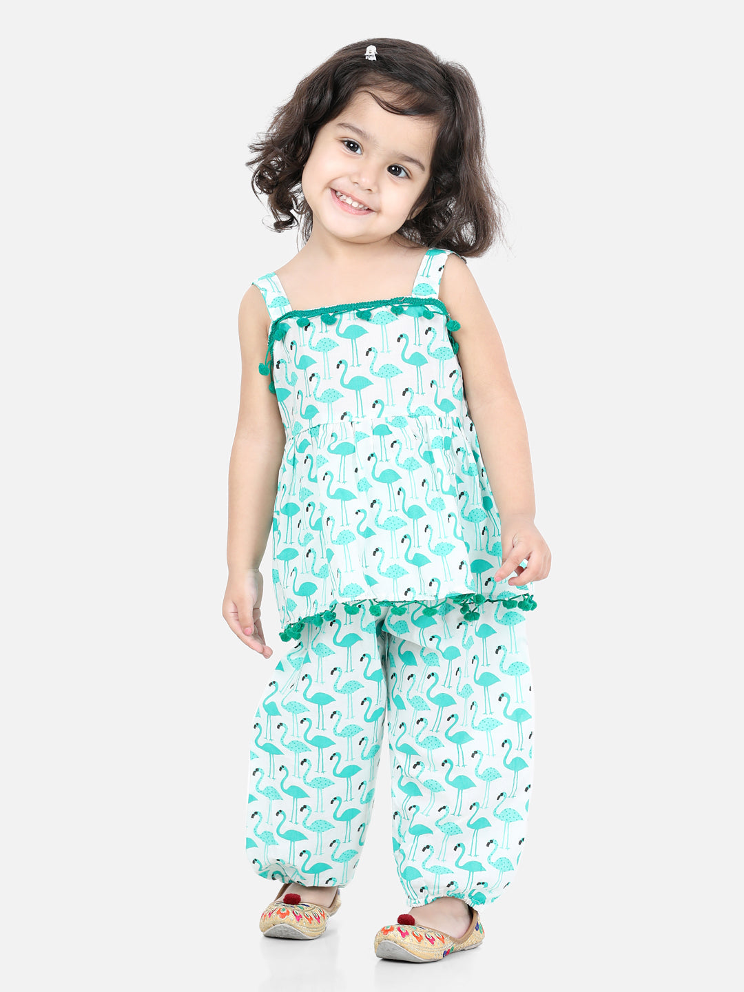 Ethnic Suit Set for Girls - Green | BS22IW26GRC | DesiQlo
