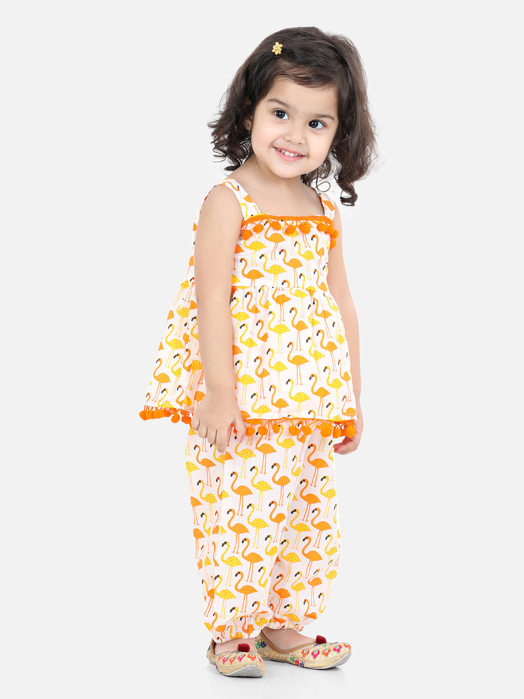 Ethnic Suit Set for Girls - Orange | BS22IW26ORC | DesiQlo