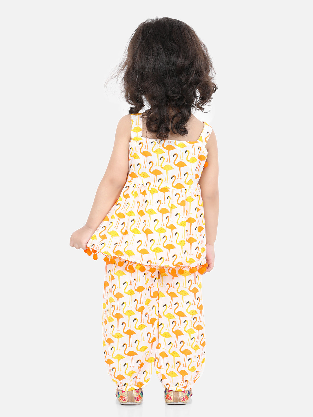 Ethnic Suit Set for Girls - Orange | BS22IW26ORC | DesiQlo