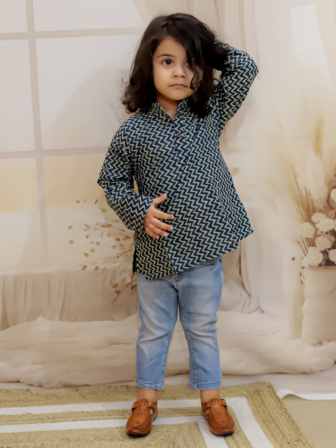 Pure Cotton Sweatshirt for Boys - Blue | BS22TP12BLB