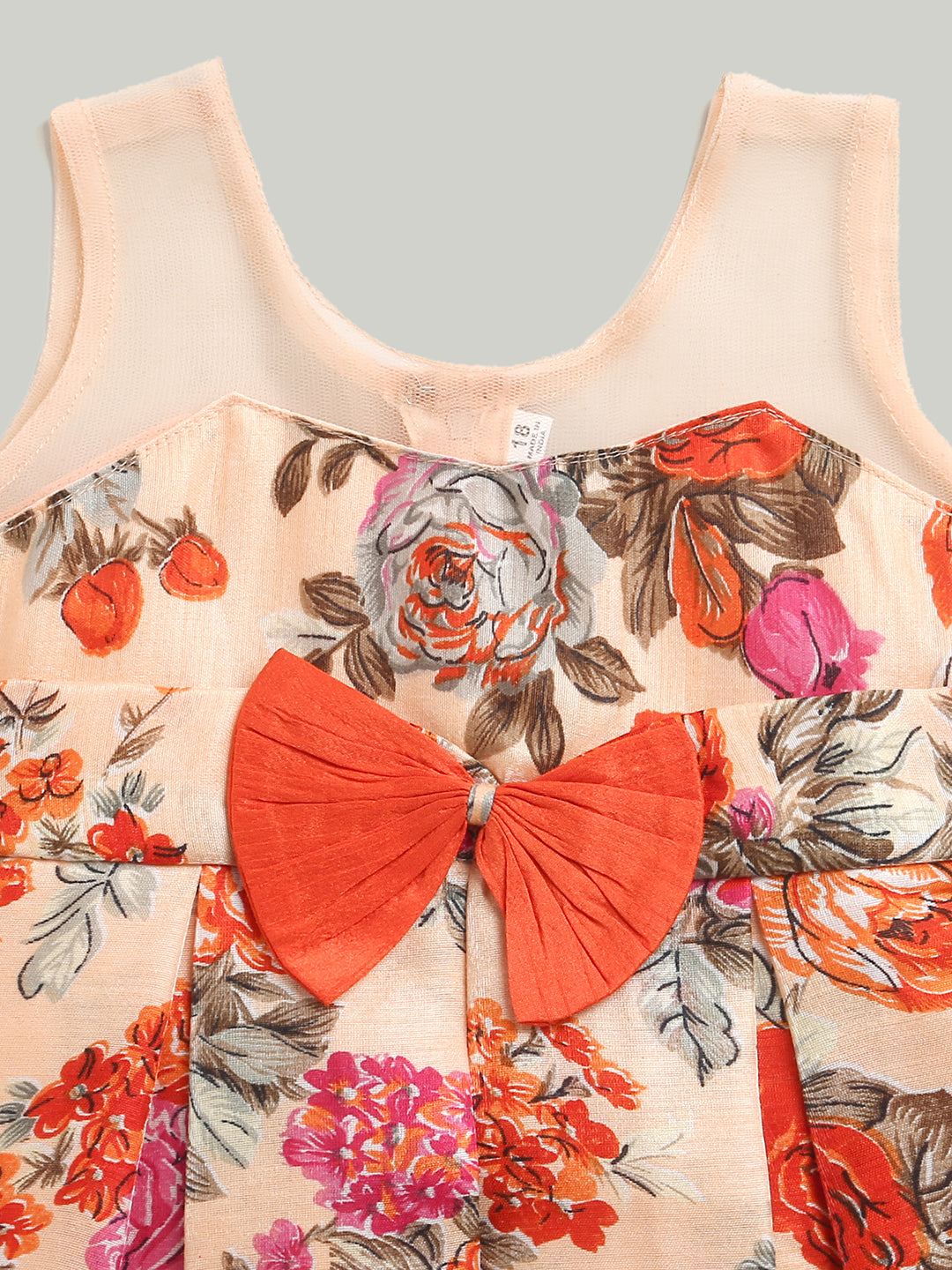 Dress for Girls - Orange | BS23DR57ORB | DesiQlo