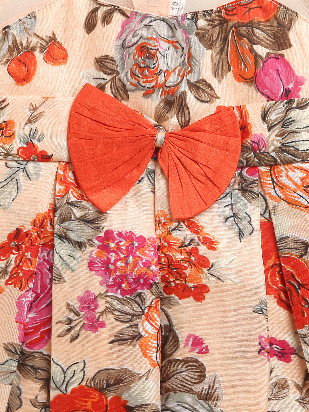 Dress for Girls - Orange | BS23DR57ORB | DesiQlo
