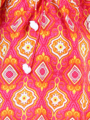 Pure Cotton Dress for Girls - Pink | BS23IN27PIA