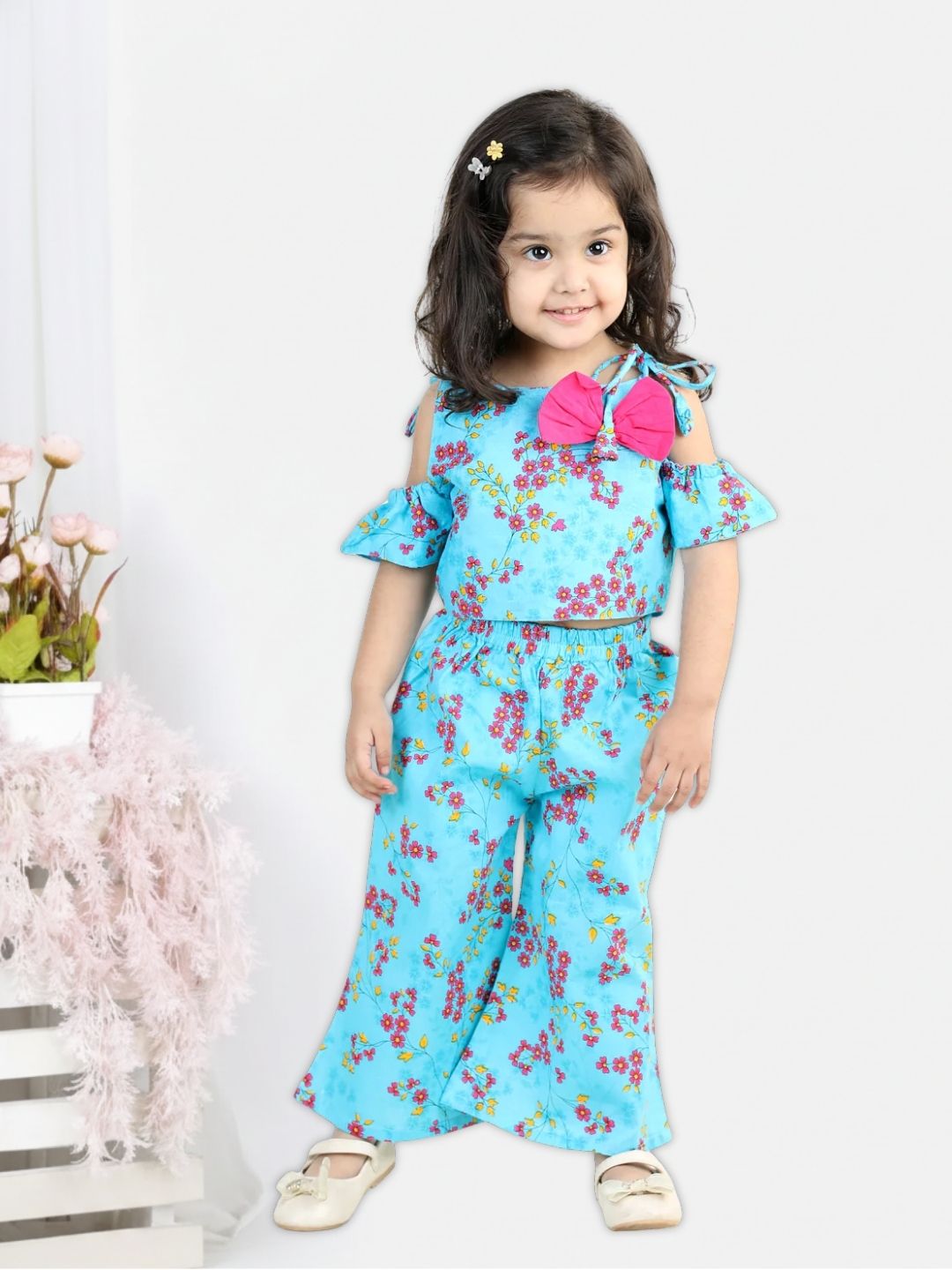 Ethnic Suit Set for Girls - Blue | BS23IW29BLB