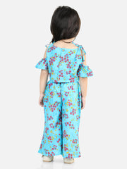 Ethnic Suit Set for Girls - Blue | BS23IW29BLB
