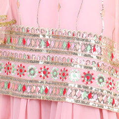 Ethnic Suit Set for Girls - Pink | BR24SU56PIA
