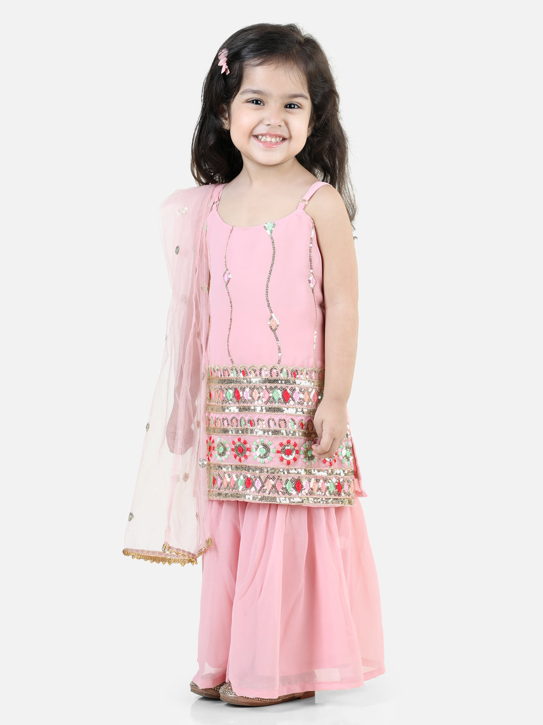 Ethnic Suit Set for Girls - Pink | BR24SU56PIA
