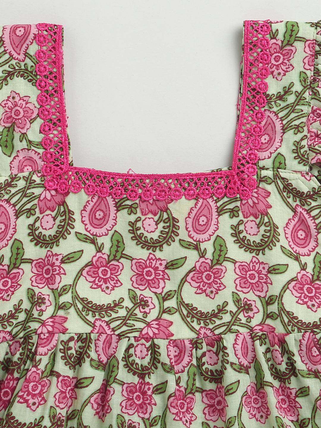 Dress for Girls - Pink | BS24DR63PIB | DesiQlo