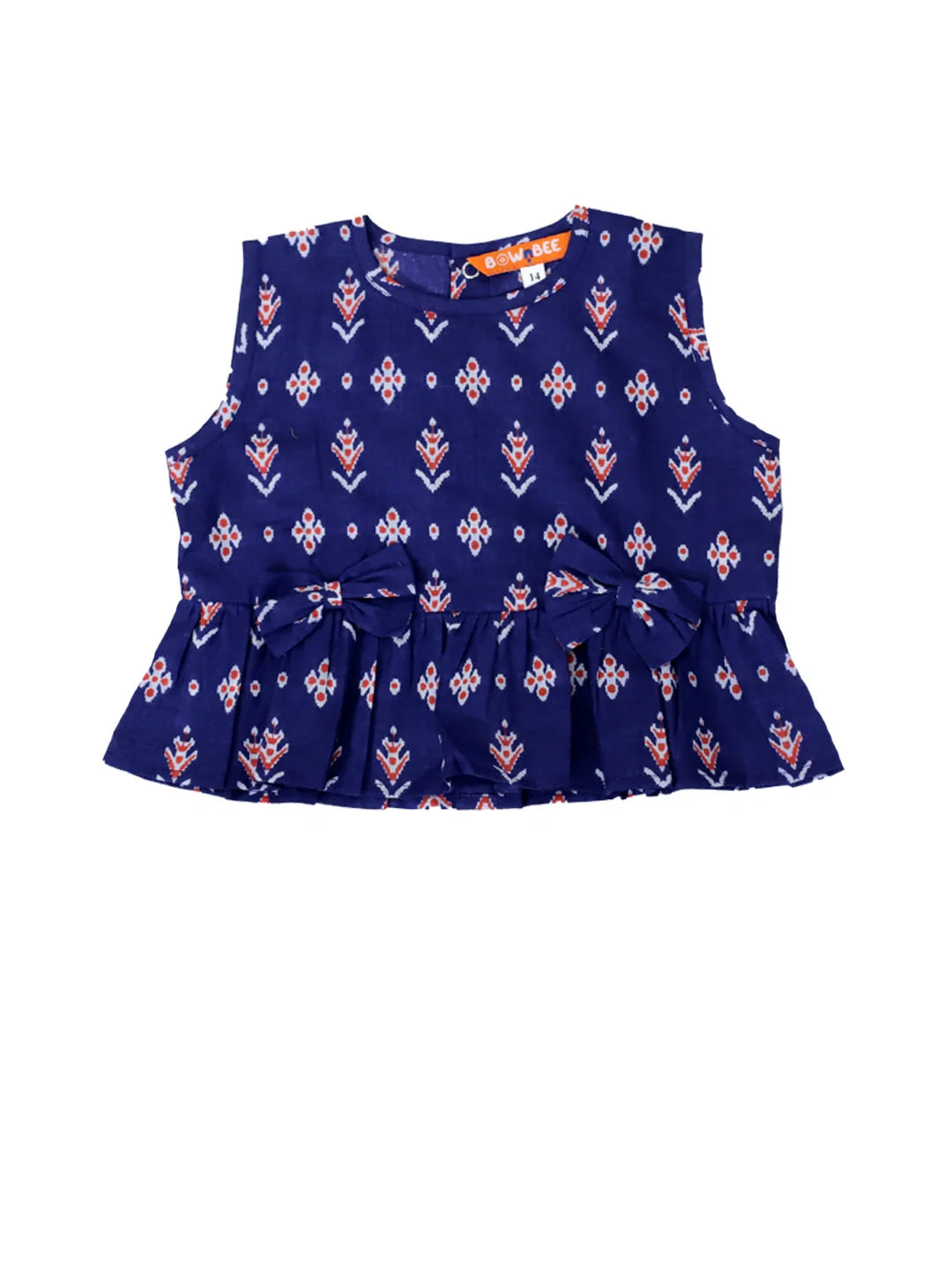 Pure Cotton Ethnic Clothing Set for Girls - Purple | BS24IN64PRA | DesiQlo