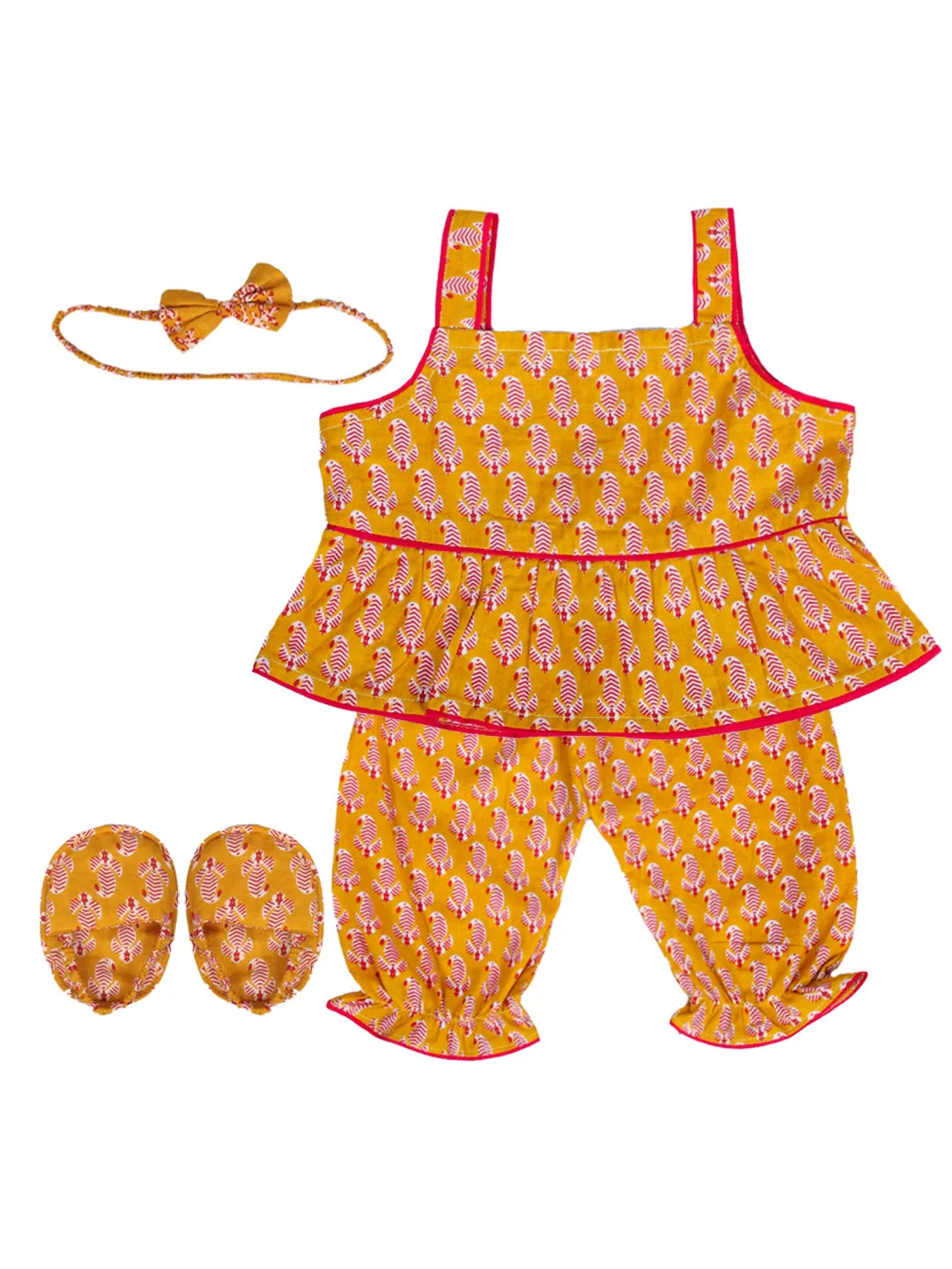 Ethnic Clothing Set for Kids - 3-6M | BS24IN69YWA | DesiQlo