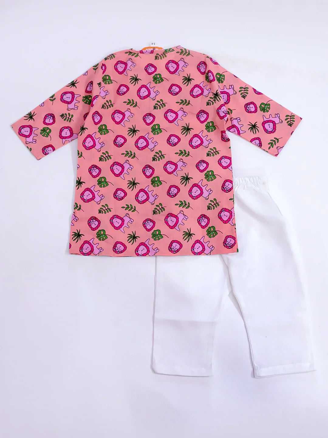 Kurta Pajama Set for Boys - Pink | BS24IN78PIA | DesiQlo