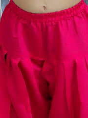 Pure Cotton Ethnic Clothing Set for Girls - Purple | BS24IW50PRA