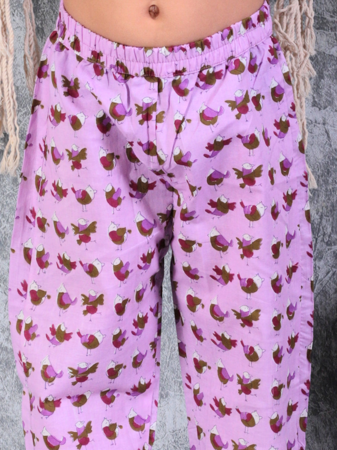 Pure Cotton Ethnic Clothing Set for Kids - Purple | BS24IW55PRA | DesiQlo